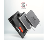 AXAGON Rama do napędu dysków optycznych na SSD/HDD 2.5”, LED,9.5mm RSS-CD09 - 1211988 - zdjęcie 5